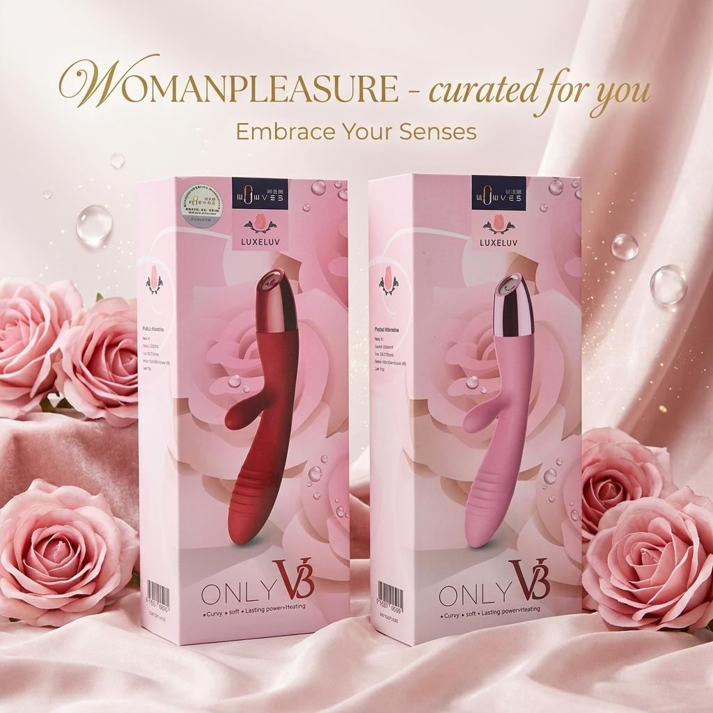Alat getar untuk Wanita dengan Sensasi Hangat - Vibrator Luvelux V3